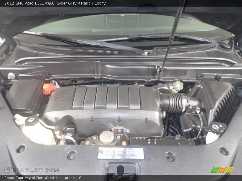 Cyber Gray Metallic / Ebony 2012 GMC Acadia SLE AWD