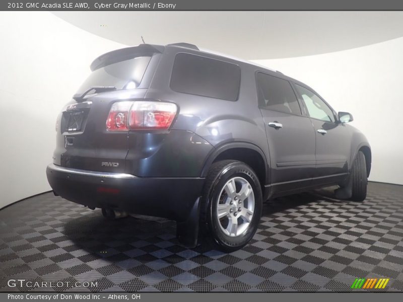 Cyber Gray Metallic / Ebony 2012 GMC Acadia SLE AWD