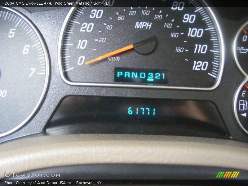 Polo Green Metallic / Light Tan 2004 GMC Envoy SLE 4x4