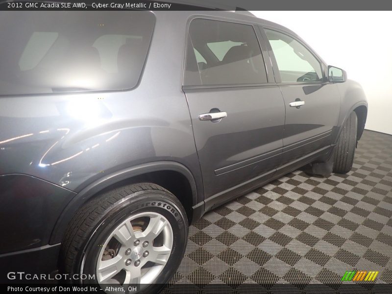 Cyber Gray Metallic / Ebony 2012 GMC Acadia SLE AWD