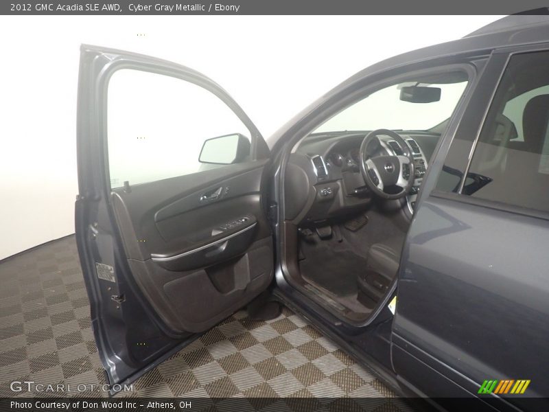 Cyber Gray Metallic / Ebony 2012 GMC Acadia SLE AWD