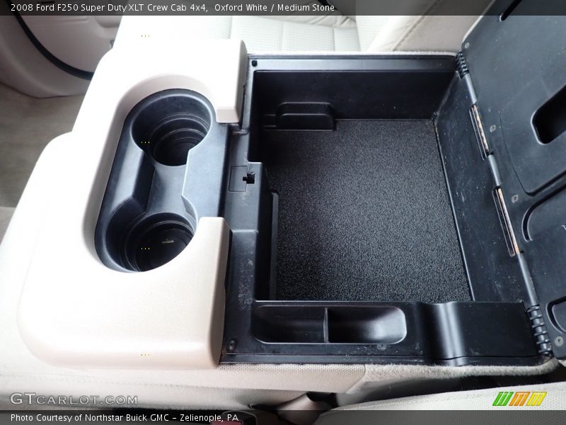 Oxford White / Medium Stone 2008 Ford F250 Super Duty XLT Crew Cab 4x4