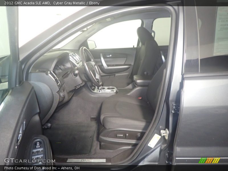 Cyber Gray Metallic / Ebony 2012 GMC Acadia SLE AWD