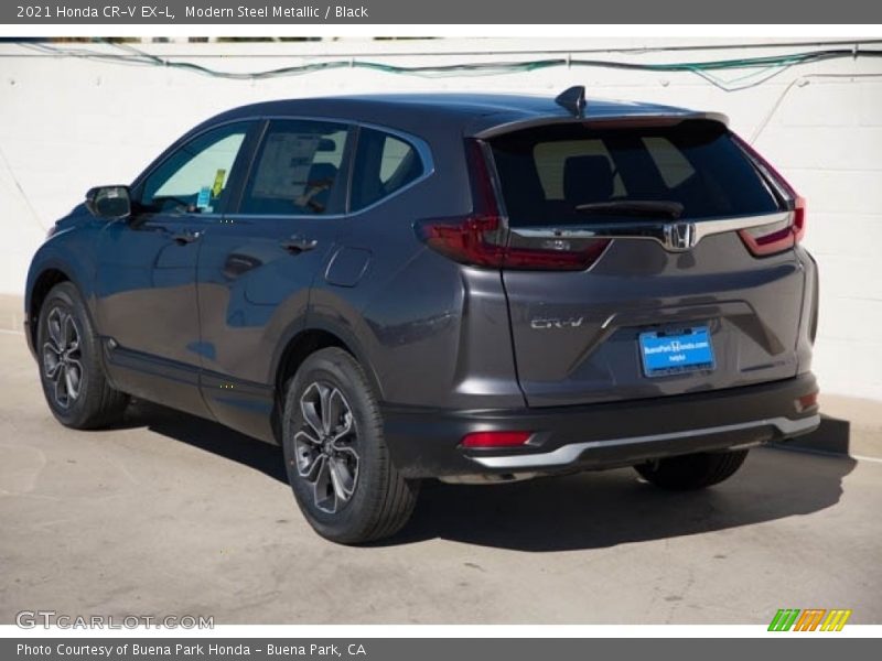 Modern Steel Metallic / Black 2021 Honda CR-V EX-L