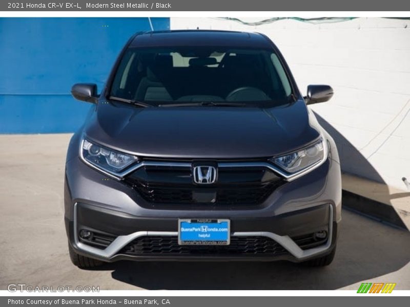 Modern Steel Metallic / Black 2021 Honda CR-V EX-L
