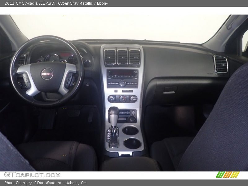 Cyber Gray Metallic / Ebony 2012 GMC Acadia SLE AWD