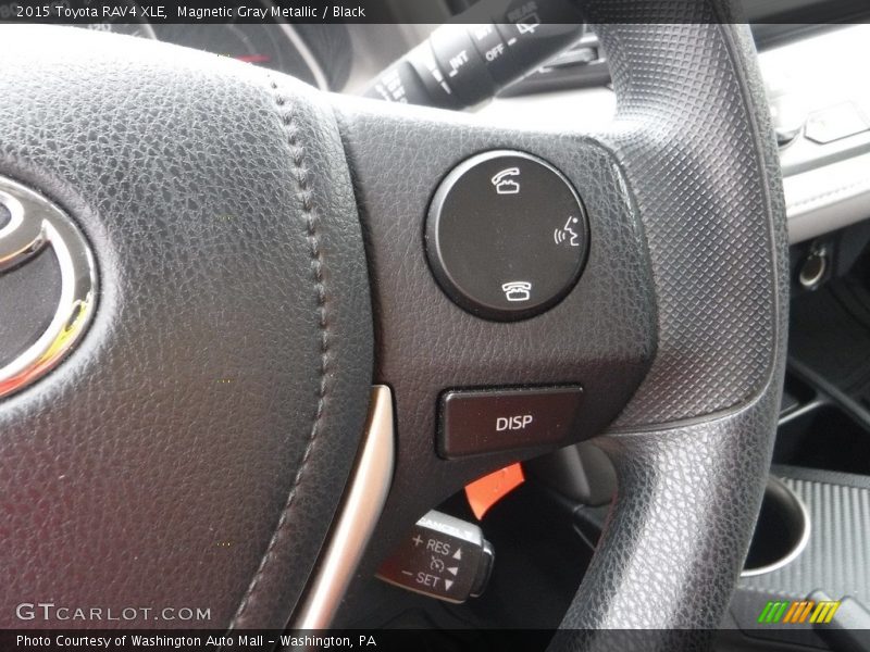 Magnetic Gray Metallic / Black 2015 Toyota RAV4 XLE