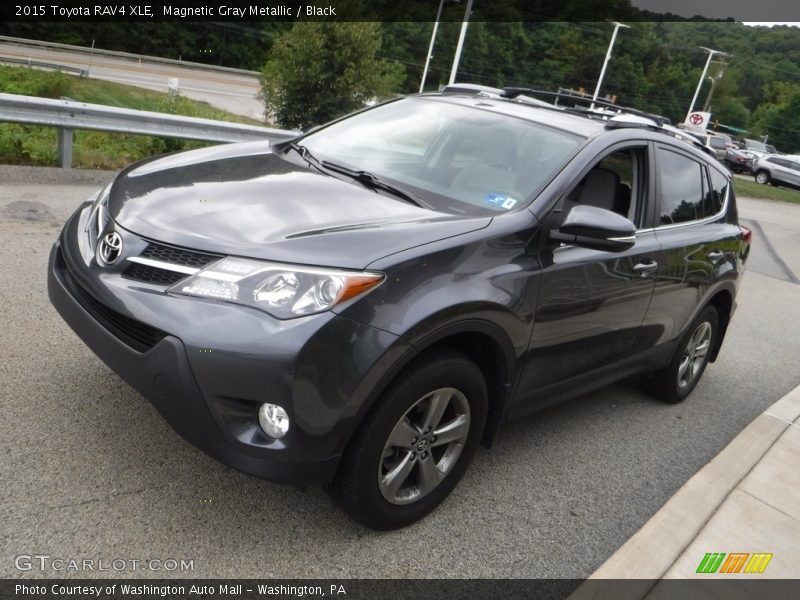 Magnetic Gray Metallic / Black 2015 Toyota RAV4 XLE