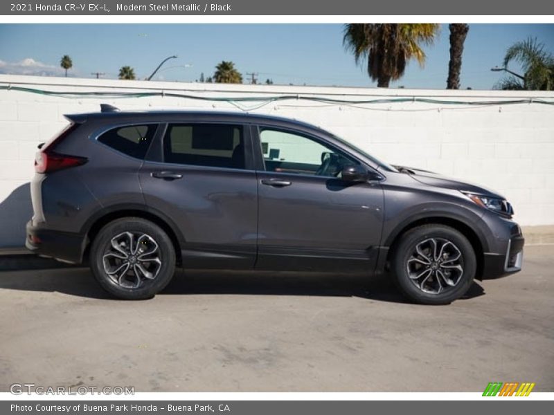 Modern Steel Metallic / Black 2021 Honda CR-V EX-L
