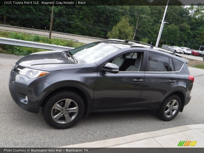 Magnetic Gray Metallic / Black 2015 Toyota RAV4 XLE