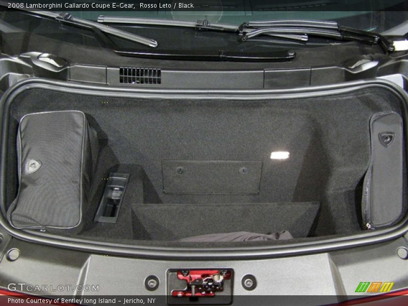 Rosso Leto / Black 2008 Lamborghini Gallardo Coupe E-Gear