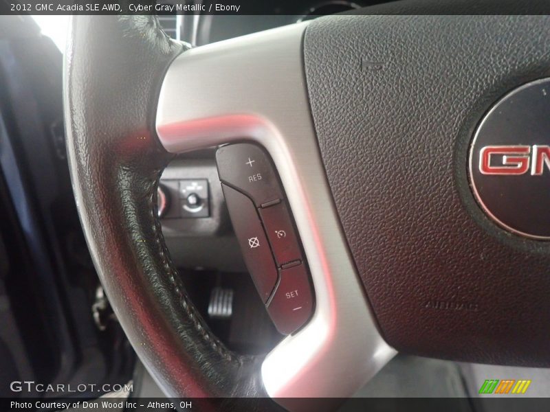 Cyber Gray Metallic / Ebony 2012 GMC Acadia SLE AWD