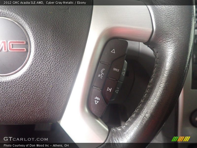 Cyber Gray Metallic / Ebony 2012 GMC Acadia SLE AWD