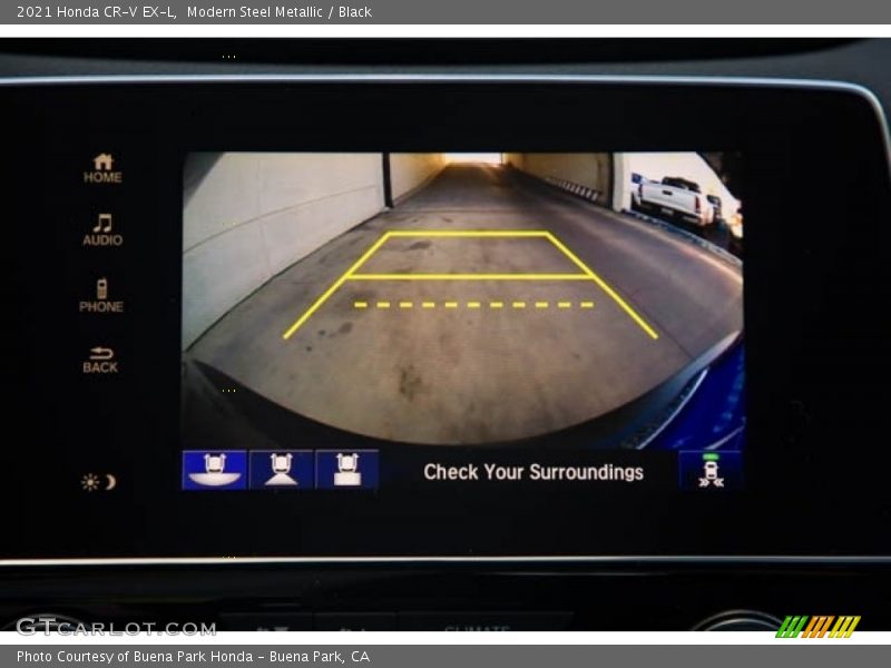 Modern Steel Metallic / Black 2021 Honda CR-V EX-L