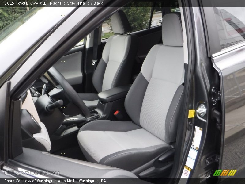 Magnetic Gray Metallic / Black 2015 Toyota RAV4 XLE