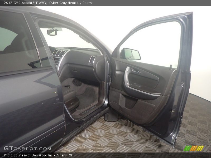 Cyber Gray Metallic / Ebony 2012 GMC Acadia SLE AWD