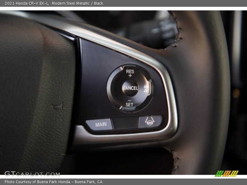 Modern Steel Metallic / Black 2021 Honda CR-V EX-L