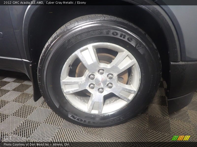Cyber Gray Metallic / Ebony 2012 GMC Acadia SLE AWD