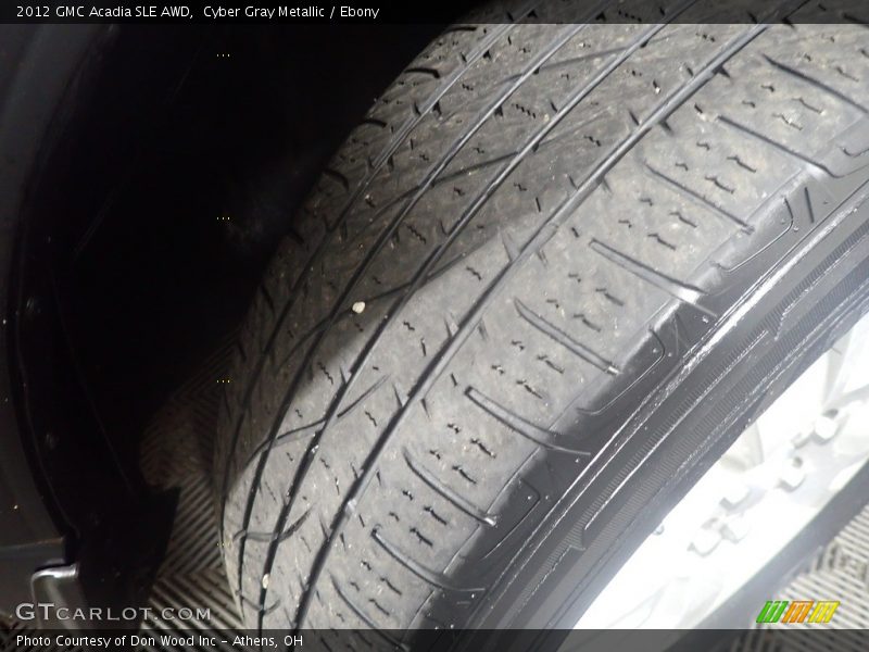 Cyber Gray Metallic / Ebony 2012 GMC Acadia SLE AWD