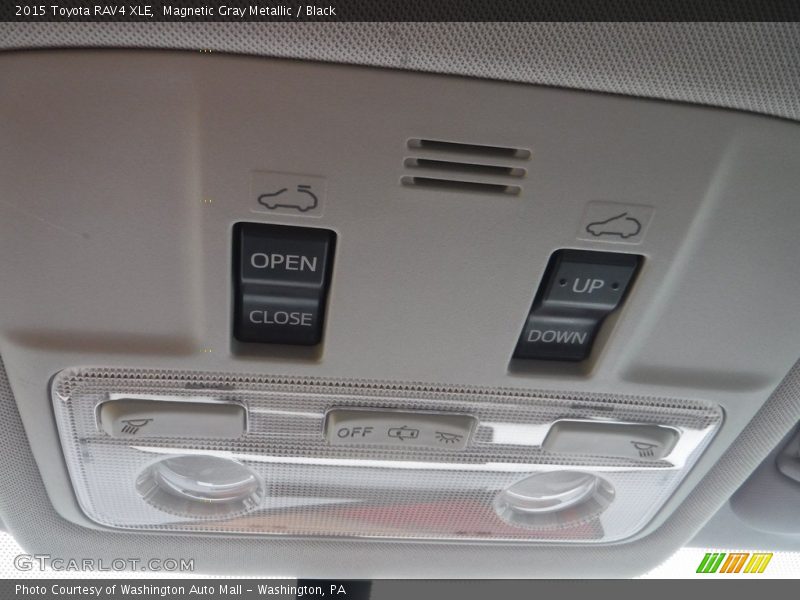 Magnetic Gray Metallic / Black 2015 Toyota RAV4 XLE