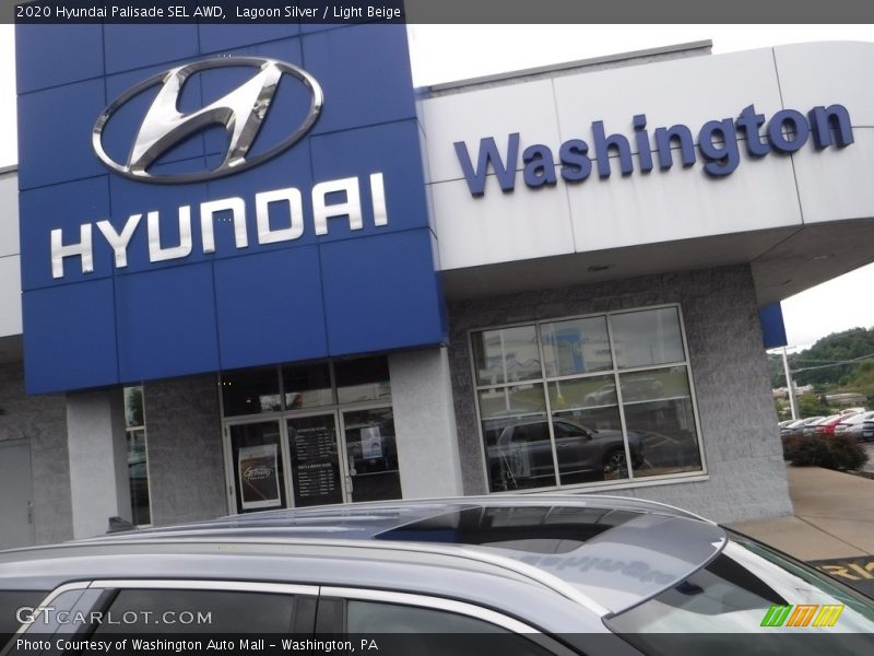 Lagoon Silver / Light Beige 2020 Hyundai Palisade SEL AWD