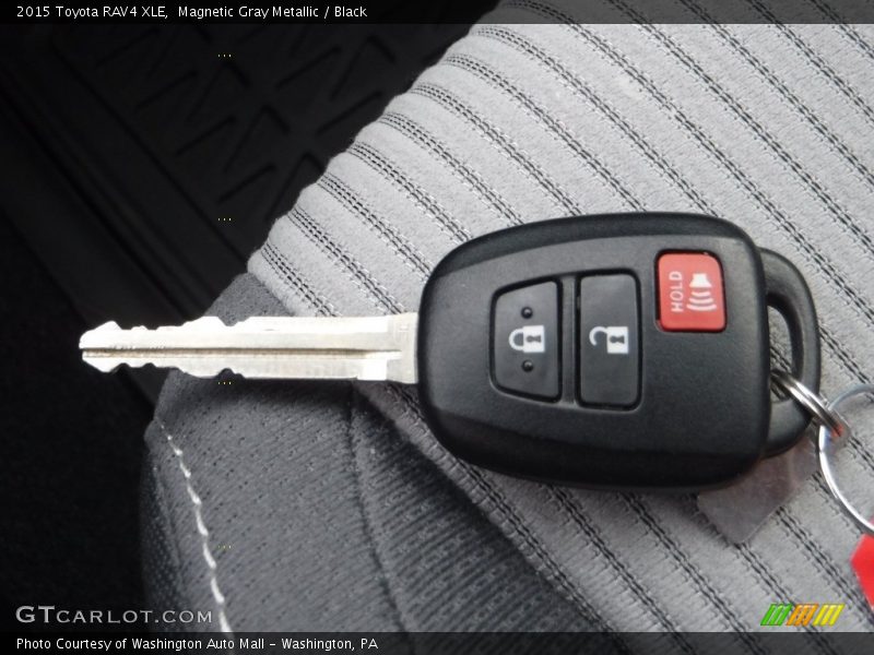 Magnetic Gray Metallic / Black 2015 Toyota RAV4 XLE