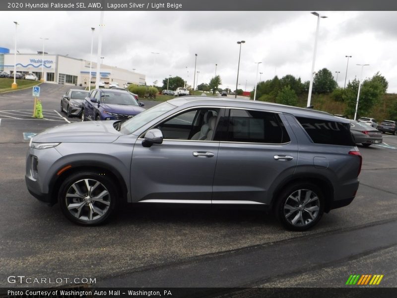 Lagoon Silver / Light Beige 2020 Hyundai Palisade SEL AWD