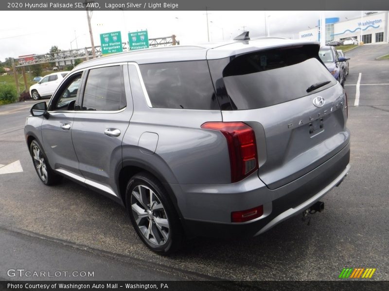 Lagoon Silver / Light Beige 2020 Hyundai Palisade SEL AWD