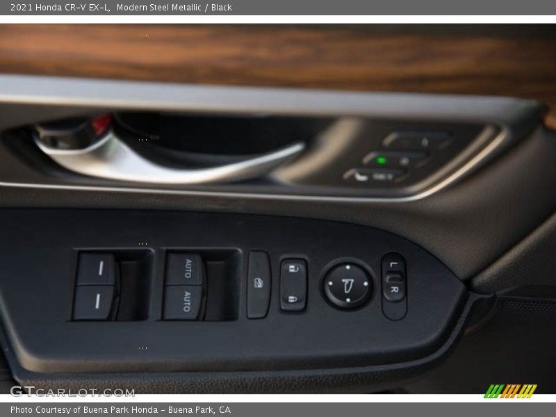 Modern Steel Metallic / Black 2021 Honda CR-V EX-L
