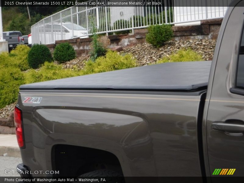 Brownstone Metallic / Jet Black 2015 Chevrolet Silverado 1500 LT Z71 Double Cab 4x4