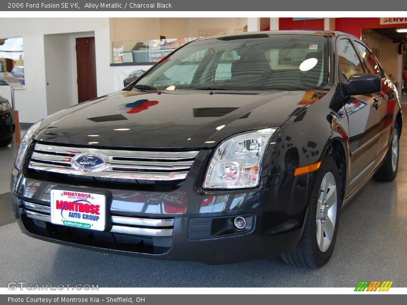 Alloy Metallic / Charcoal Black 2006 Ford Fusion SE V6