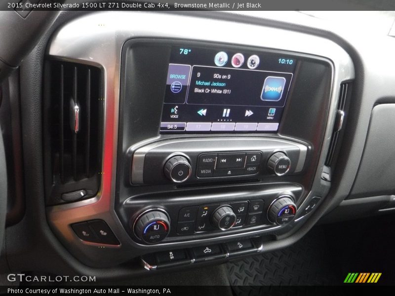 Brownstone Metallic / Jet Black 2015 Chevrolet Silverado 1500 LT Z71 Double Cab 4x4
