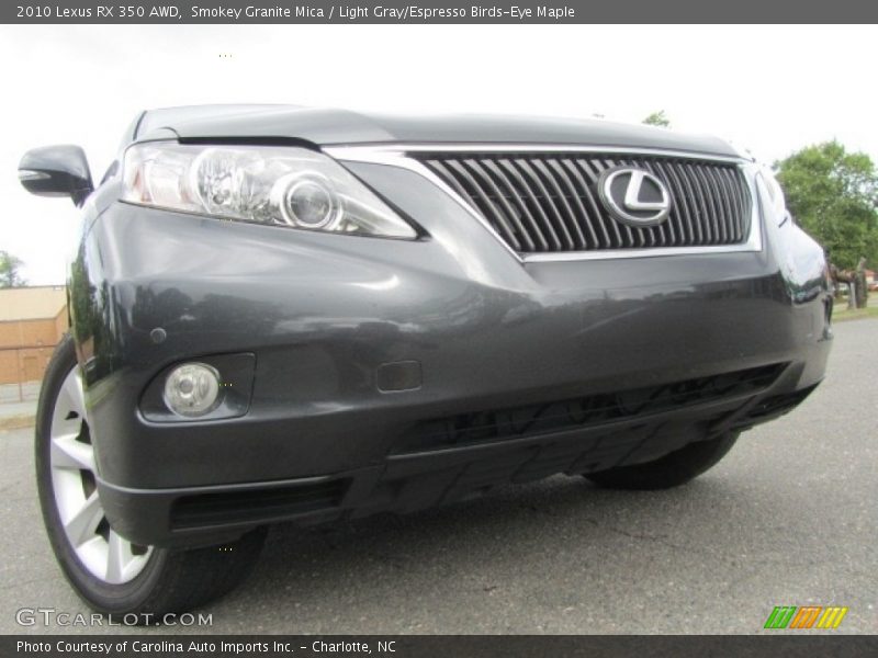 Smokey Granite Mica / Light Gray/Espresso Birds-Eye Maple 2010 Lexus RX 350 AWD