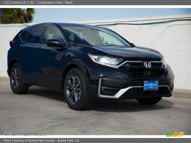 Crystal Black Pearl / Black 2021 Honda CR-V EX
