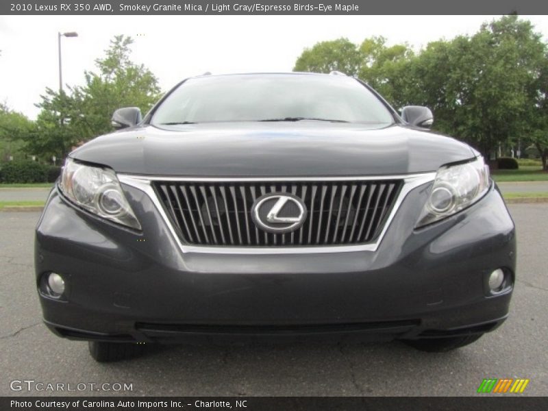 Smokey Granite Mica / Light Gray/Espresso Birds-Eye Maple 2010 Lexus RX 350 AWD