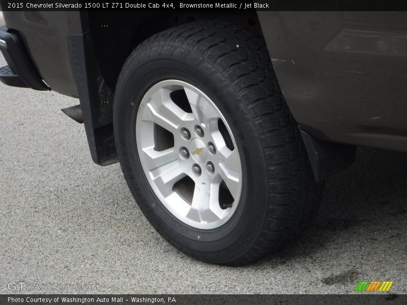 Brownstone Metallic / Jet Black 2015 Chevrolet Silverado 1500 LT Z71 Double Cab 4x4