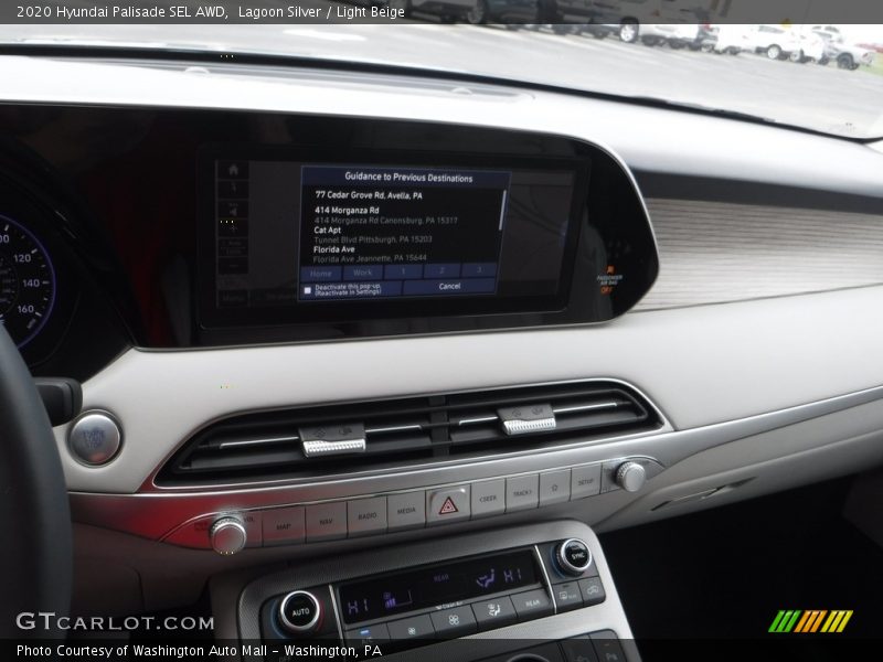 Lagoon Silver / Light Beige 2020 Hyundai Palisade SEL AWD