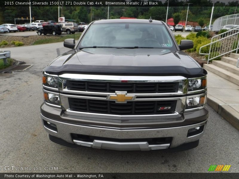 Brownstone Metallic / Jet Black 2015 Chevrolet Silverado 1500 LT Z71 Double Cab 4x4
