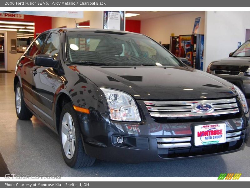 Alloy Metallic / Charcoal Black 2006 Ford Fusion SE V6