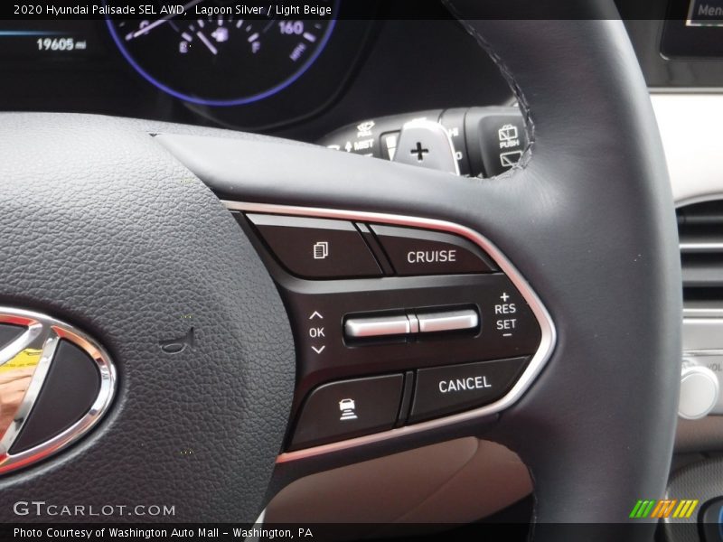 Lagoon Silver / Light Beige 2020 Hyundai Palisade SEL AWD