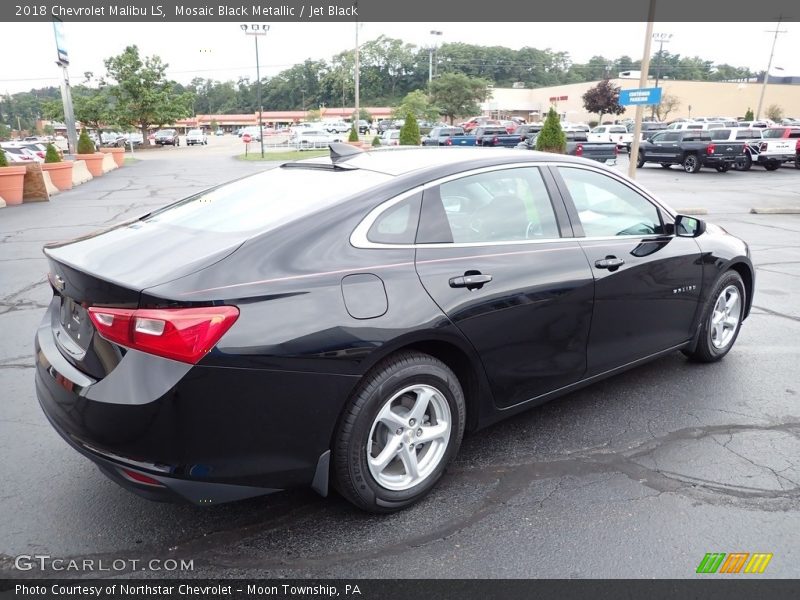 Mosaic Black Metallic / Jet Black 2018 Chevrolet Malibu LS