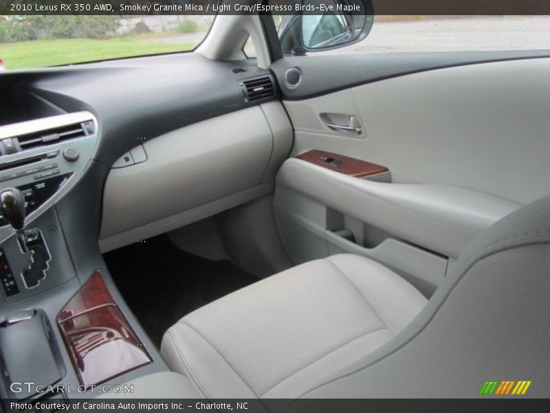 Smokey Granite Mica / Light Gray/Espresso Birds-Eye Maple 2010 Lexus RX 350 AWD