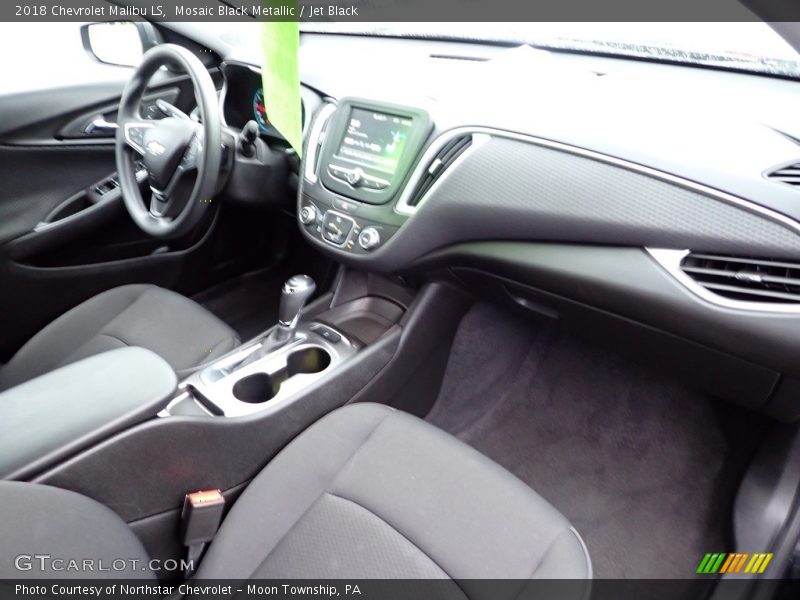 Mosaic Black Metallic / Jet Black 2018 Chevrolet Malibu LS
