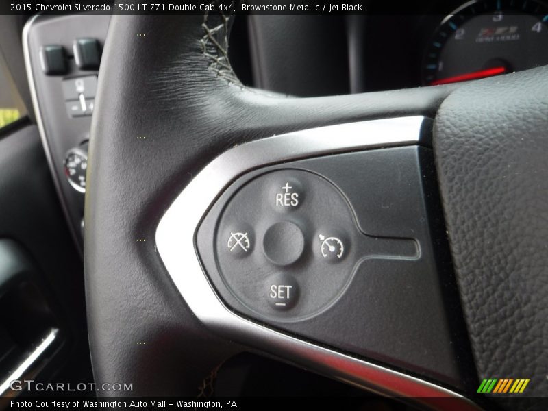 Brownstone Metallic / Jet Black 2015 Chevrolet Silverado 1500 LT Z71 Double Cab 4x4