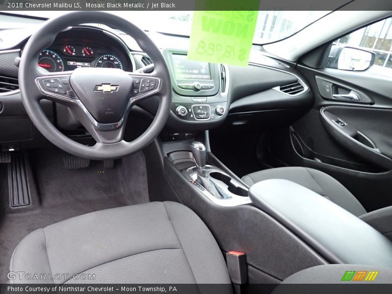 Mosaic Black Metallic / Jet Black 2018 Chevrolet Malibu LS