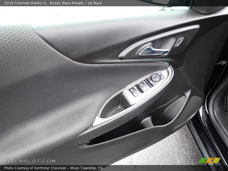 Mosaic Black Metallic / Jet Black 2018 Chevrolet Malibu LS