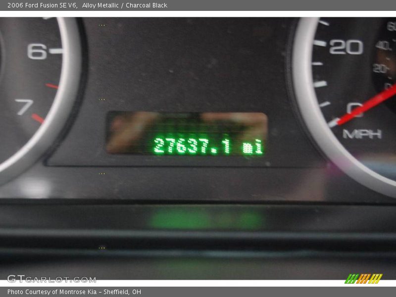 Alloy Metallic / Charcoal Black 2006 Ford Fusion SE V6