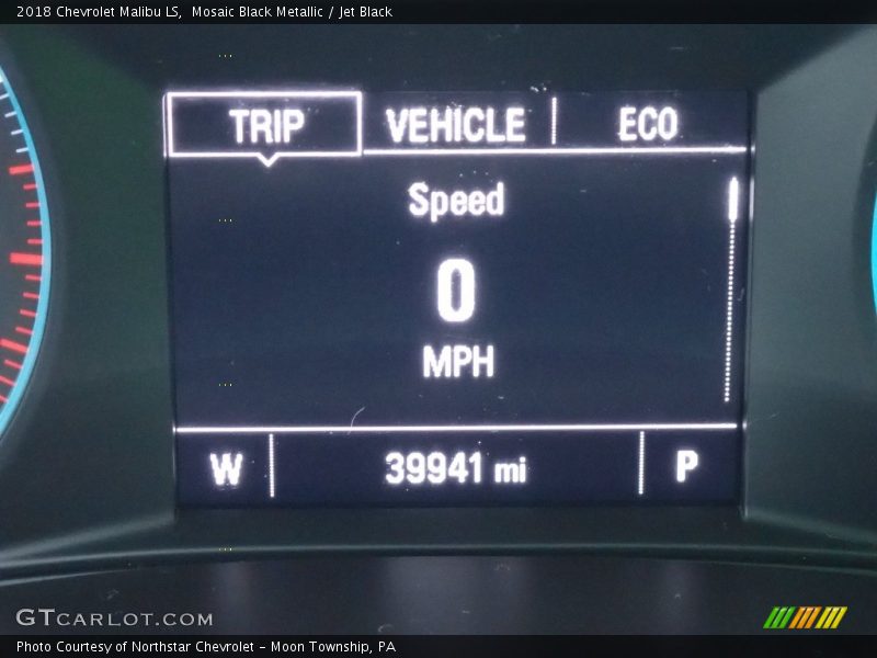 Mosaic Black Metallic / Jet Black 2018 Chevrolet Malibu LS