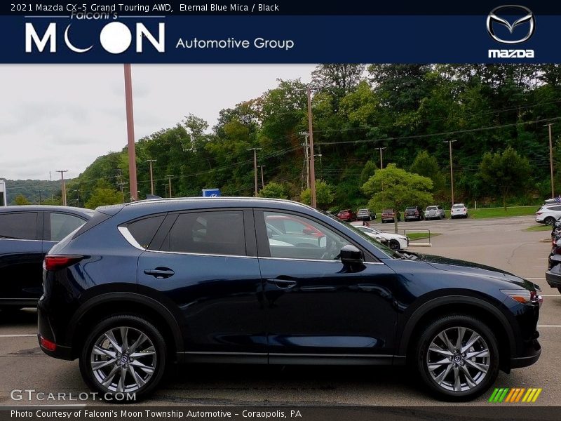 Eternal Blue Mica / Black 2021 Mazda CX-5 Grand Touring AWD