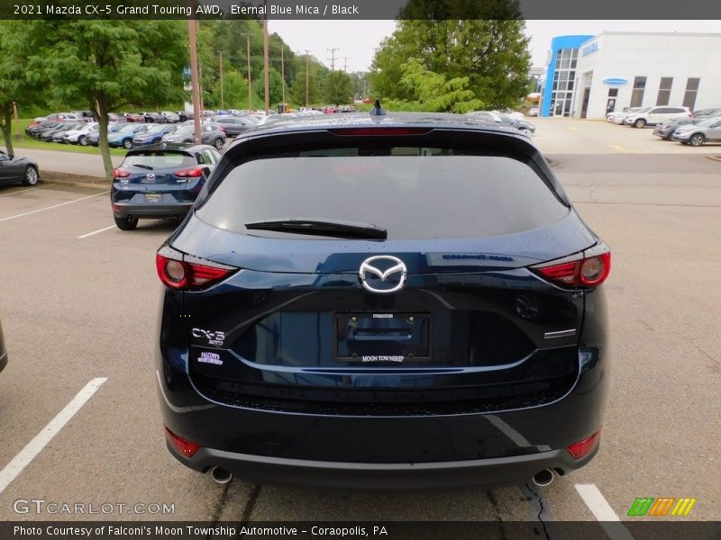 Eternal Blue Mica / Black 2021 Mazda CX-5 Grand Touring AWD